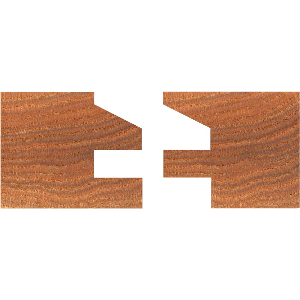 Grizzly C2315 - Reversible Stile & Rail - Beveled w/ Rub Collar, 3/4" Bore