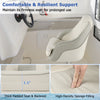 Captain bucket seat in white with thick padded cushion and waterproof PVC leather, ideal for boat sightseeing.