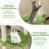 Cat climbing stand featuring sisal scratching posts and soft platforms, perfect for indoor kittens to play and relax.