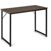 L Shaped Computer Desk and Writing Workstation for Home and Office-Coffee - Gallery View 1 of 11