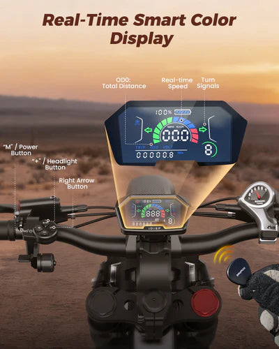 isinwheel R8 Electric Dirt Bike 3000W 35 MPH 150 Mile Range 48V New