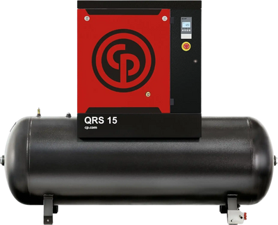 Chicago Pneumatic QRS-15 Rotary Screw Air Compressor 15HP 120 Gal. 3-Phase 230/460V New