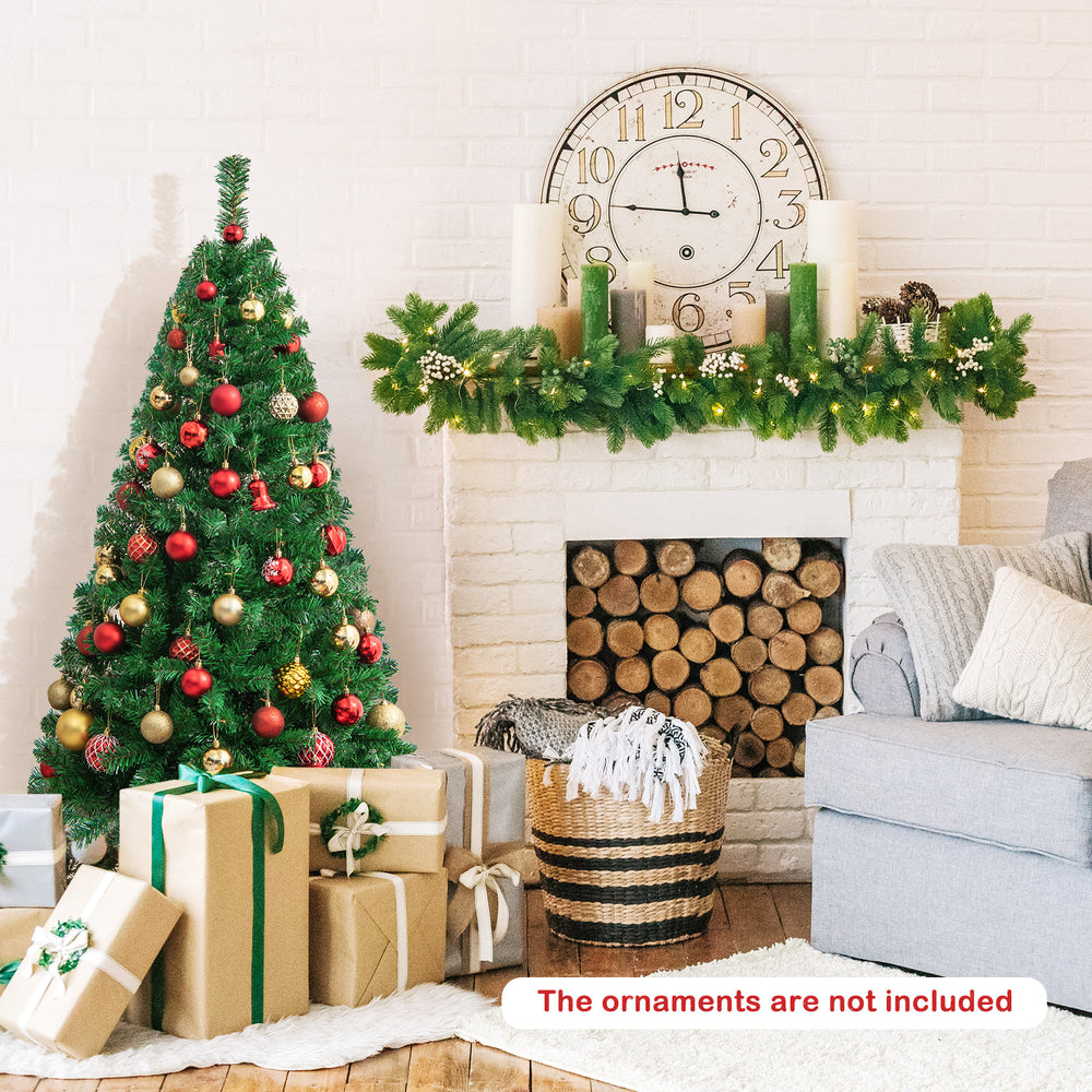 Artificial PVC Christmas Tree with Solid Metal Stand-5 ft - Gallery View 1 of 10
