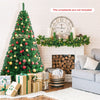 Artificial PVC Christmas Tree with Solid Metal Stand-7 ft - Gallery View 1 of 10