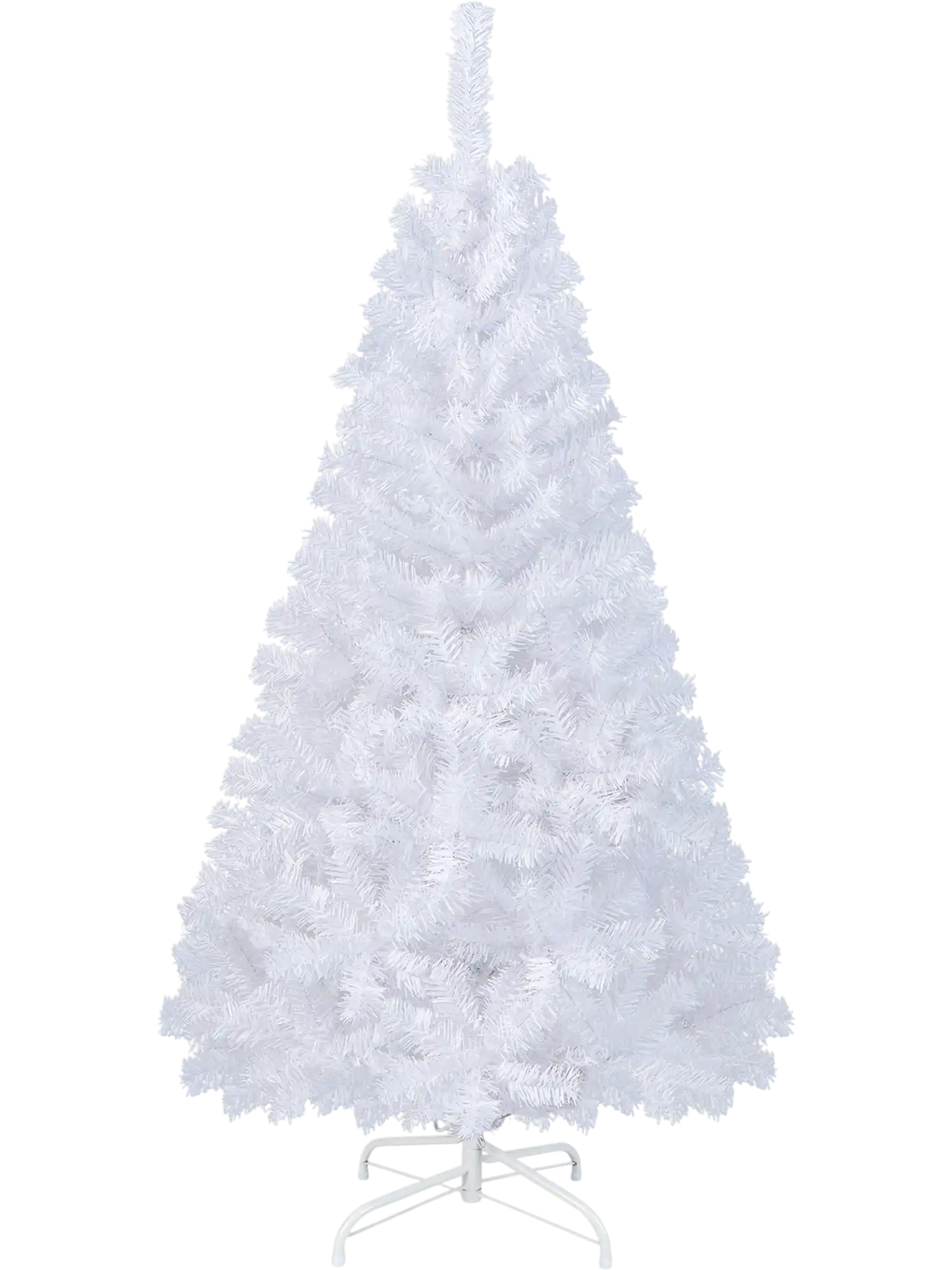 Costway White Christmas Tree Solid Metal Legs 5/6/7/8' 79860312 New