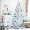 8 ft  White Artificial PVC Christmas Tree with Stand - Gallery View 1 of 10