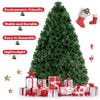 3-foot fiber optic artificial Christmas tree with PVC needles, pre-installed LED lights, perfect for festive indoor.