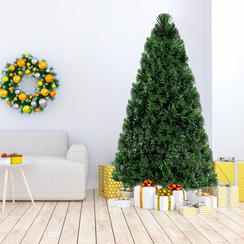 3' / 4' / 5' / 6' Fiber Optic Artificial PVC Christmas Tree-6 ft - Gallery View 1 of 11