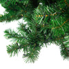 Close-up of the 9 ft pre-lit PVC artificial Christmas tree branches with 700 LED lights, perfect for festive indoor.