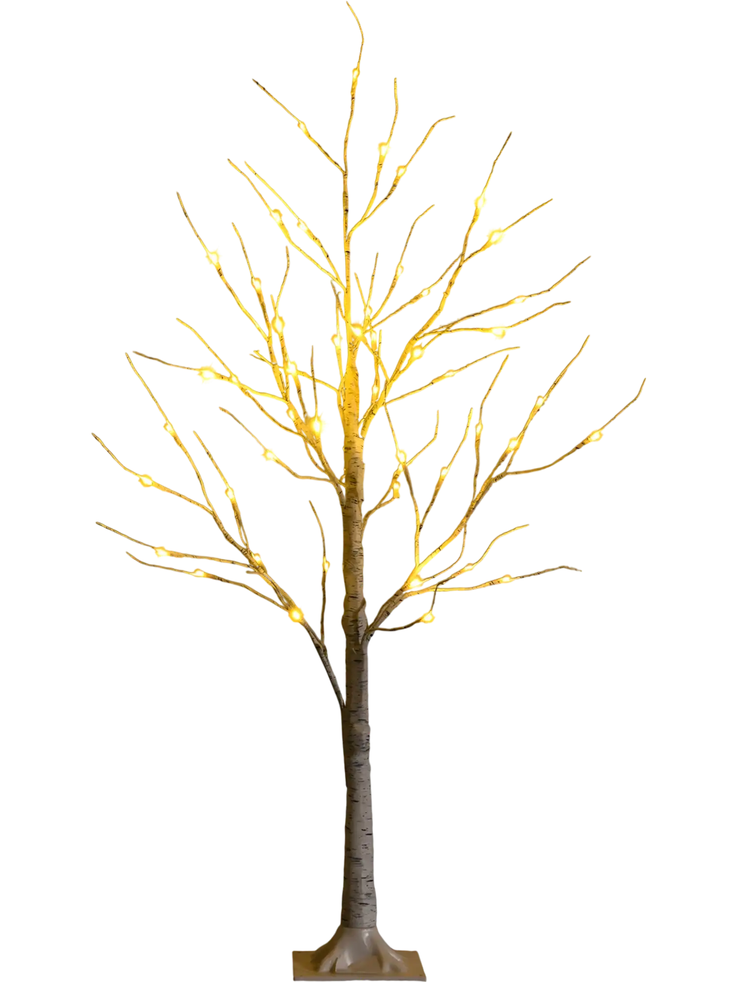 Costway Pre-lit White Birch Twig Christmas Tree LED Lights 97253016 New