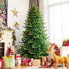Pre-lit Artificial Hinged Christmas Tree with APP Controlled LED Lights-8 ft - Gallery View 1 of 14