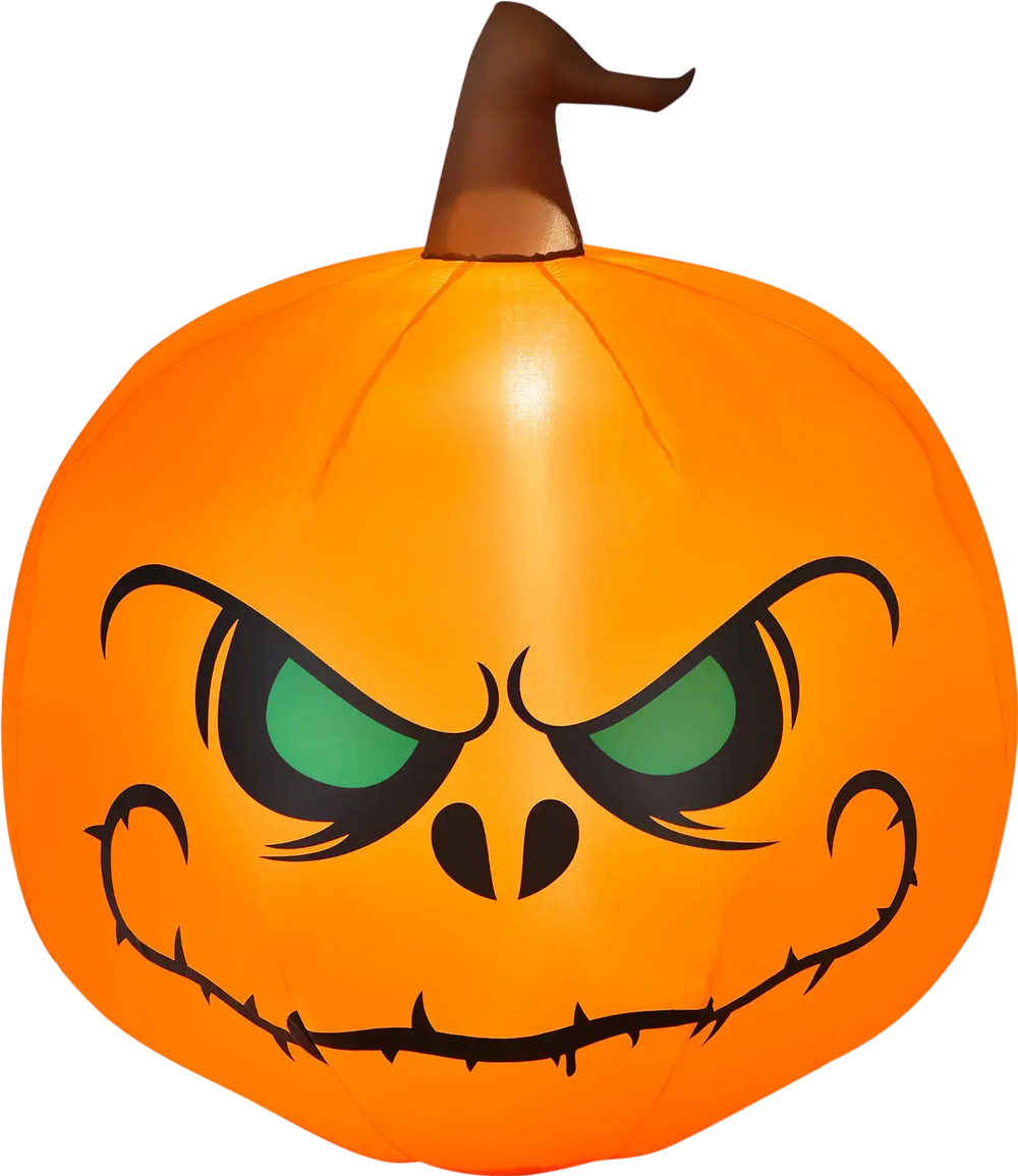 4 Feet Halloween Inflatable Pumpkin with Build-in LED Light