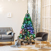 Pre-lit Multi-Colored Fiber Optic Spruce Artificial Christmas Tree-5 ft - Gallery View 1 of 11