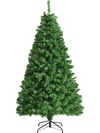 6 Feet Pre-lit Fiber Optic Artificial Christmas Tree with 617 Branch Tips