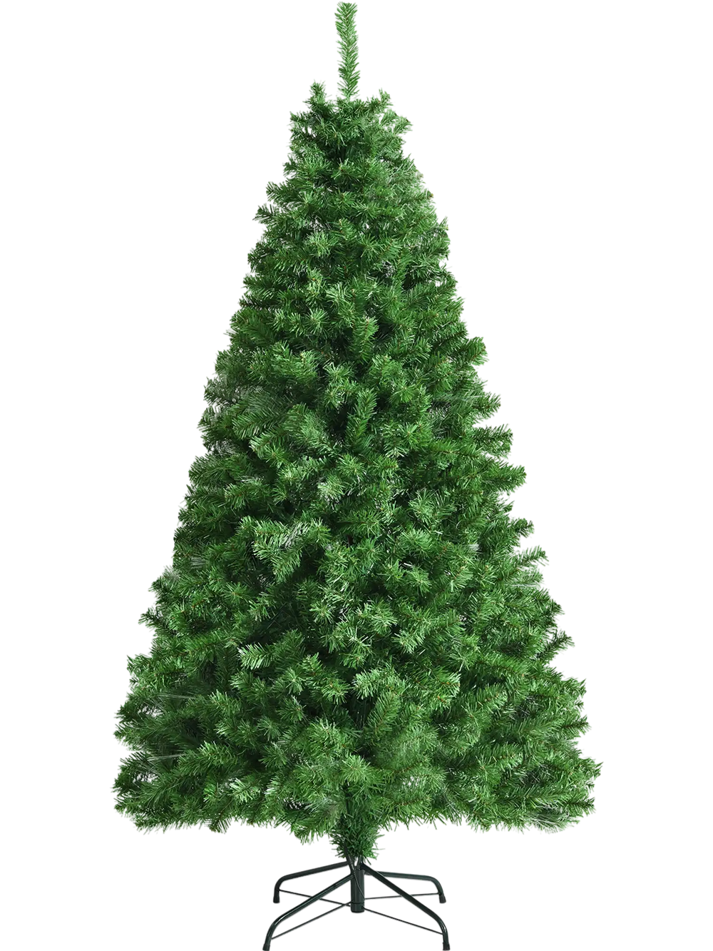 6 Feet Pre-lit Fiber Optic Artificial Christmas Tree with 617 Branch Tips