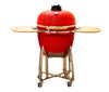 ComfortBilt Coals Kamado Grill 23" Ceramic Charcoal with Folding Side Tables New