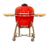 ComfortBilt Coals Kamado Grill 26" Ceramic Charcoal with Folding Side Tables New