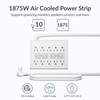Giraffe Tools Smart Cooling Power Strip 10-Outlet 1875W New