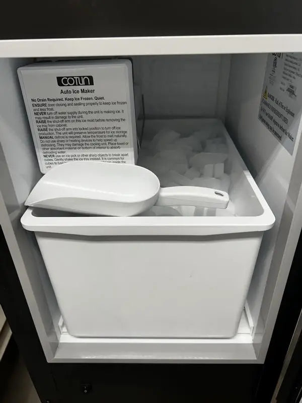 Cotlin IMC22 Undercounter Crescent Ice Maker 15" Drainless 22 lbs/Day with 22 lbs. Storage New