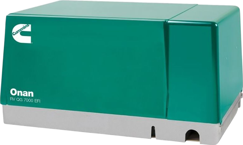 Cummins Onan QG 7000 7.0kW RV Generator 7HGJAA-8308 EFI Gas Single Phase 120V Air Cooled EVAP New