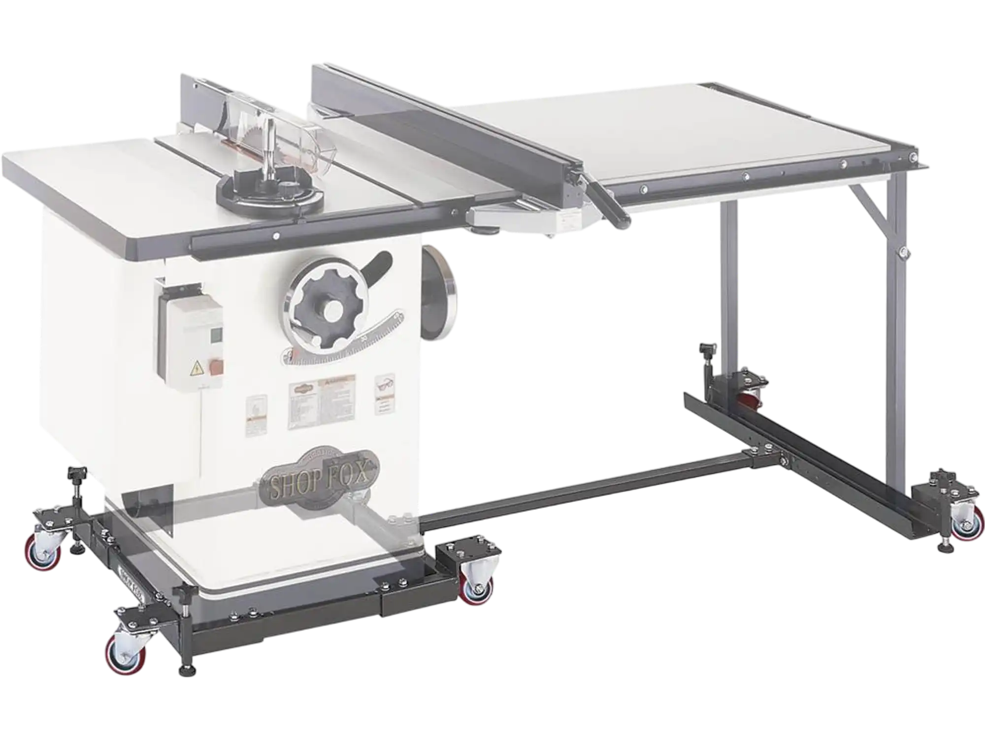 Shop Fox D2259A Mobile Base Extension Kit for D2057A or D2058A New