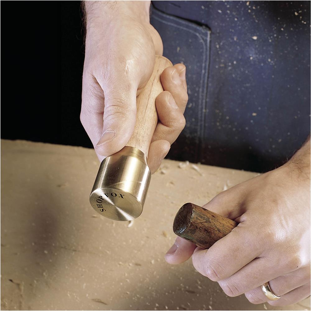 Shop Fox D2809 - Brass Head Mallets, 8 oz.