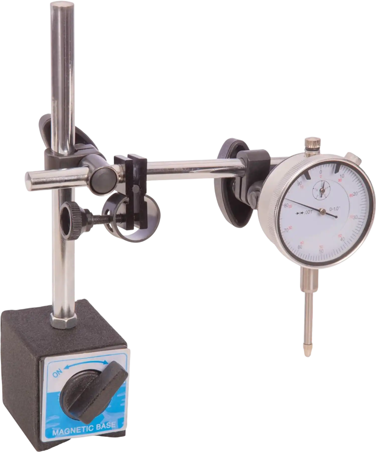 Shop Fox D3207 Calipers Magnetic Base with Dial Indicator and Case New