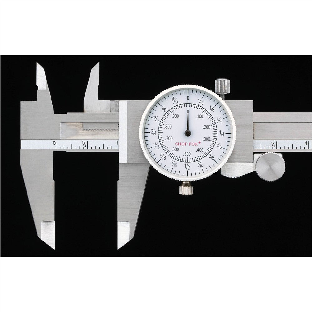 Shop Fox D3208 - 6" Fractional Dial Caliper