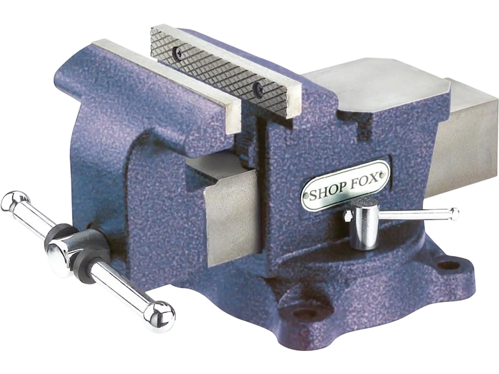 Shop Fox D3250 - 6" Bench Vise w/ Swivel Base