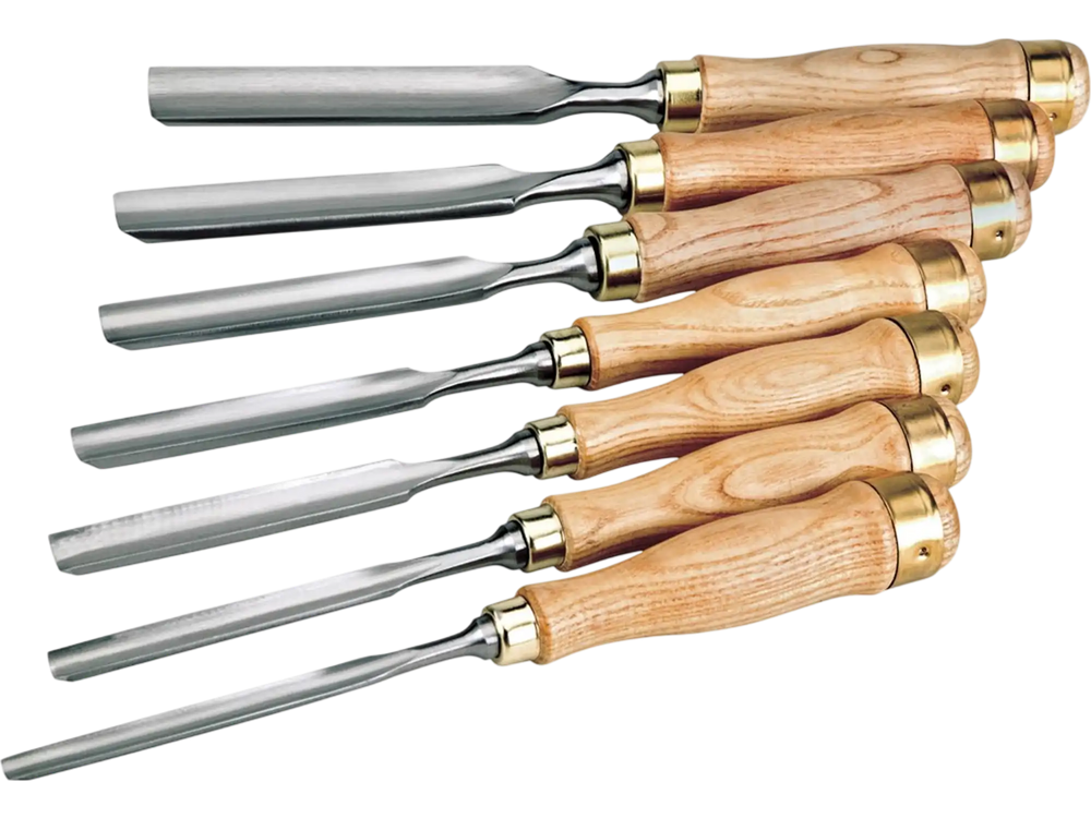 Shop Fox D3780 - Gouge Chisel Set, 7 Pc.