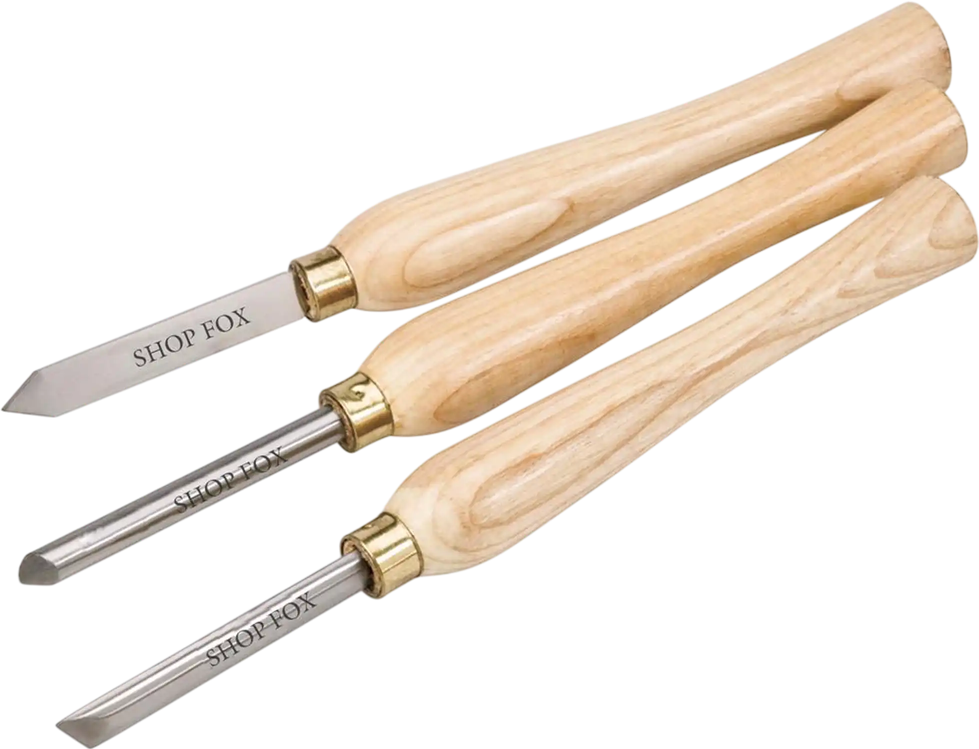 Shop Fox D3782 Chisels & Gouges Lathe Chisel Set 3 pc New