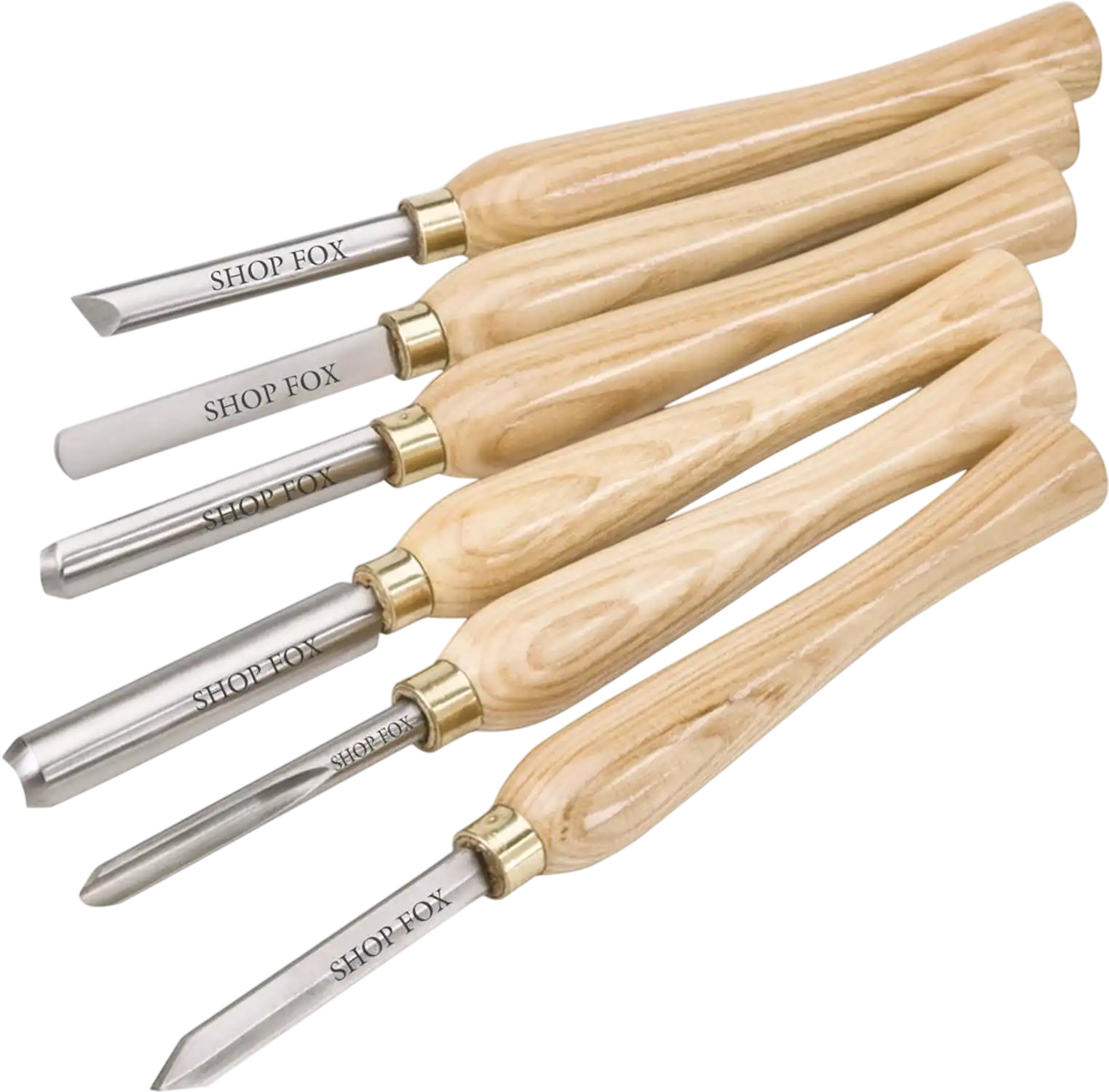 Shop Fox D3783 Chisels & Gouges Lathe Chisel Set 6-Pc New