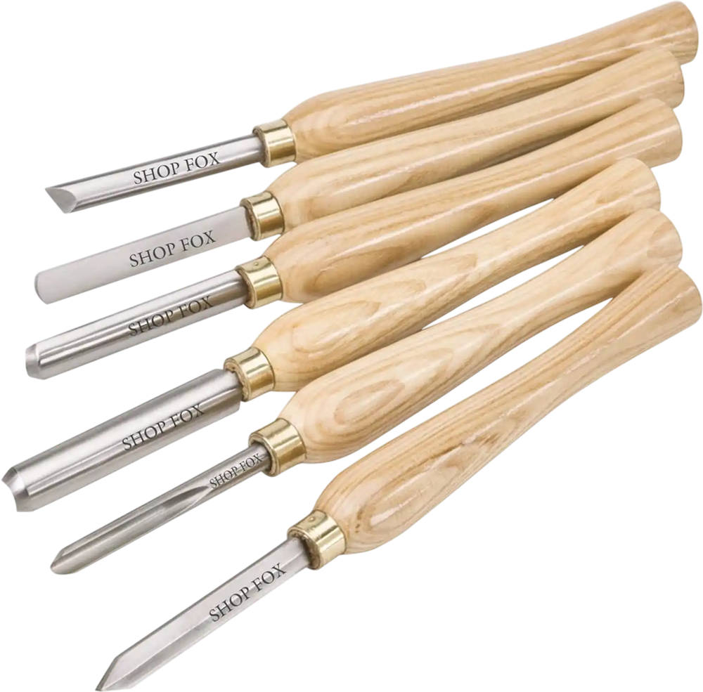 Shop Fox D3783 - Lathe Chisel Set, 6-Pc.