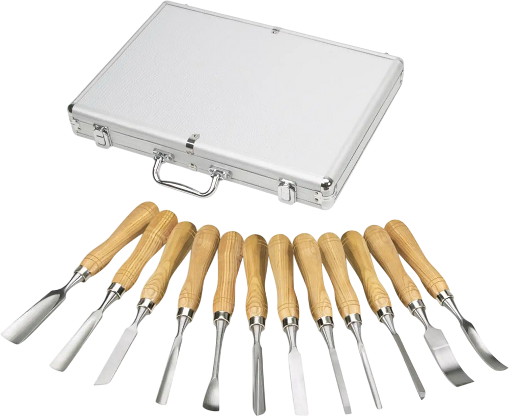 Shop Fox D3784 - Chisel Set,12 pc.