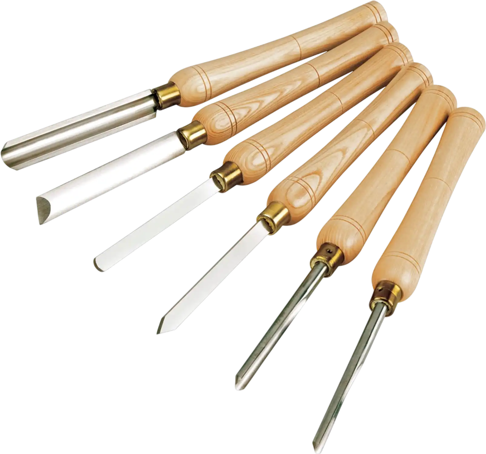 Shop Fox D3787 Chisels & Gouges 6 pc HSS Lathe Chisel Set New
