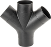 Shop Fox D4866 - 4" to 4" x 4" x 4" Double Branch