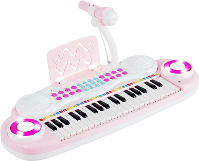 Costway 37-Key Electric Keyboard Piano w/ Microphone 26980541 New