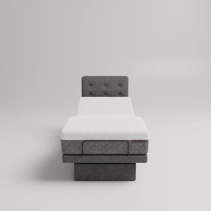 Dawn House Smart Bed Base Only with Hi-Low Adjustable Height Function Slate New