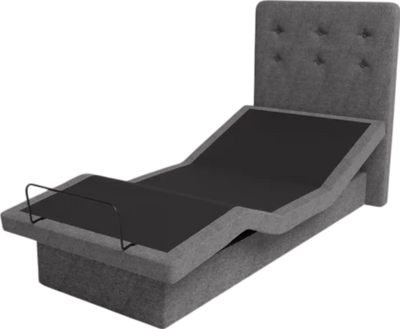 Dawn House Smart Bed with Hi-Low Adjustable Height Function and Headboard Slate New