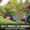 Powersmart V8621S 3-In-1 Lawn Mower 21" Self-Propelled 170cc Gas Engine Red New