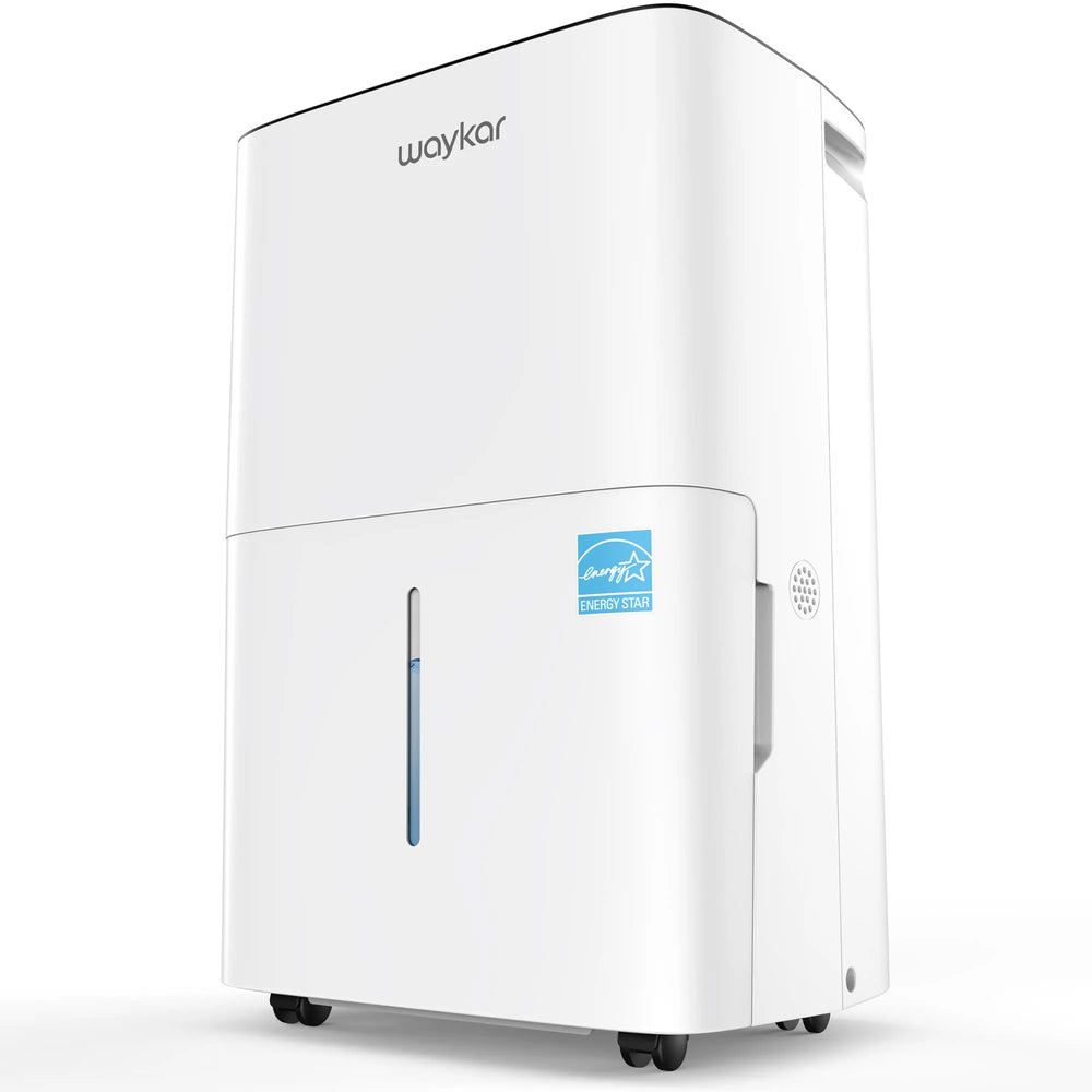 Waykar Dehumidifier 150 Pints with Drain Hose 2.38 Gal Tank Fixed Vent Energy Star New