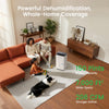 Waykar Dehumidifier 150 Pints with Drain Hose 2.38 Gal Tank Fixed Vent Energy Star New