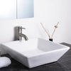 Yescom Bathroom Sink 16" Square Porcelain with Drain New