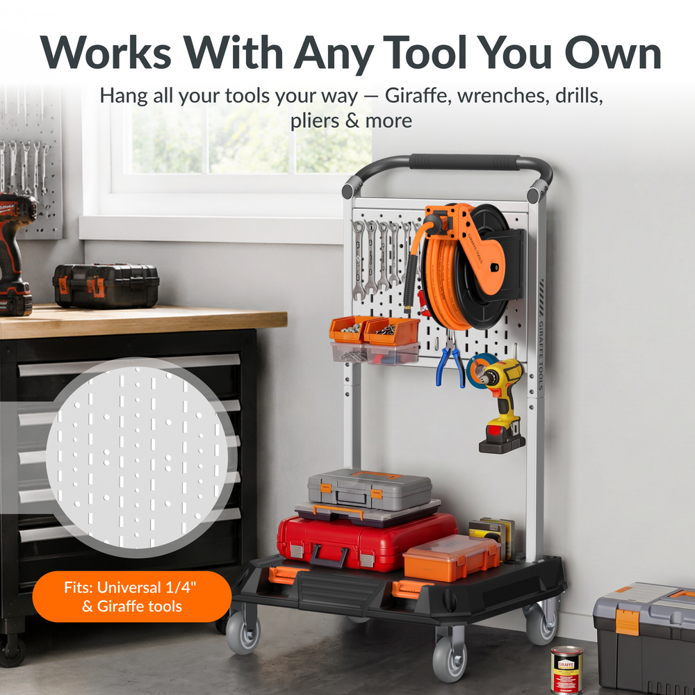Giraffe Tools Grandstorm Mobile Vacuum Cleaning Kit 30 ft 1200 W New