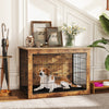 Dog Crate Furniture with Cushion and Double Doors for Small/Medium Dogs-37 Inches - Gallery View 1 of 11