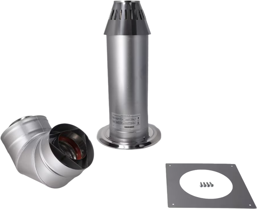 Rheem RTG20292-1 Horizontal Vent Cone Termination Kit 2 x 8 in. Wall New