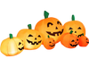 7.5 Feet Halloween Inflatable 7 Pumpkins Patch with LED Lights