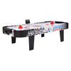 42-inch air hockey table with electronic scoring, includes two pucks and pushers, perfect for kids' tabletop play.