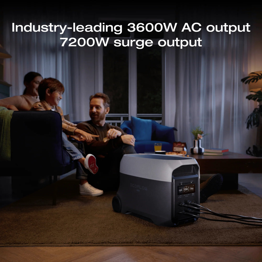 EcoFlow Delta 3 Ultra Portable Power Station 3600W 3072Wh LFP Battery New