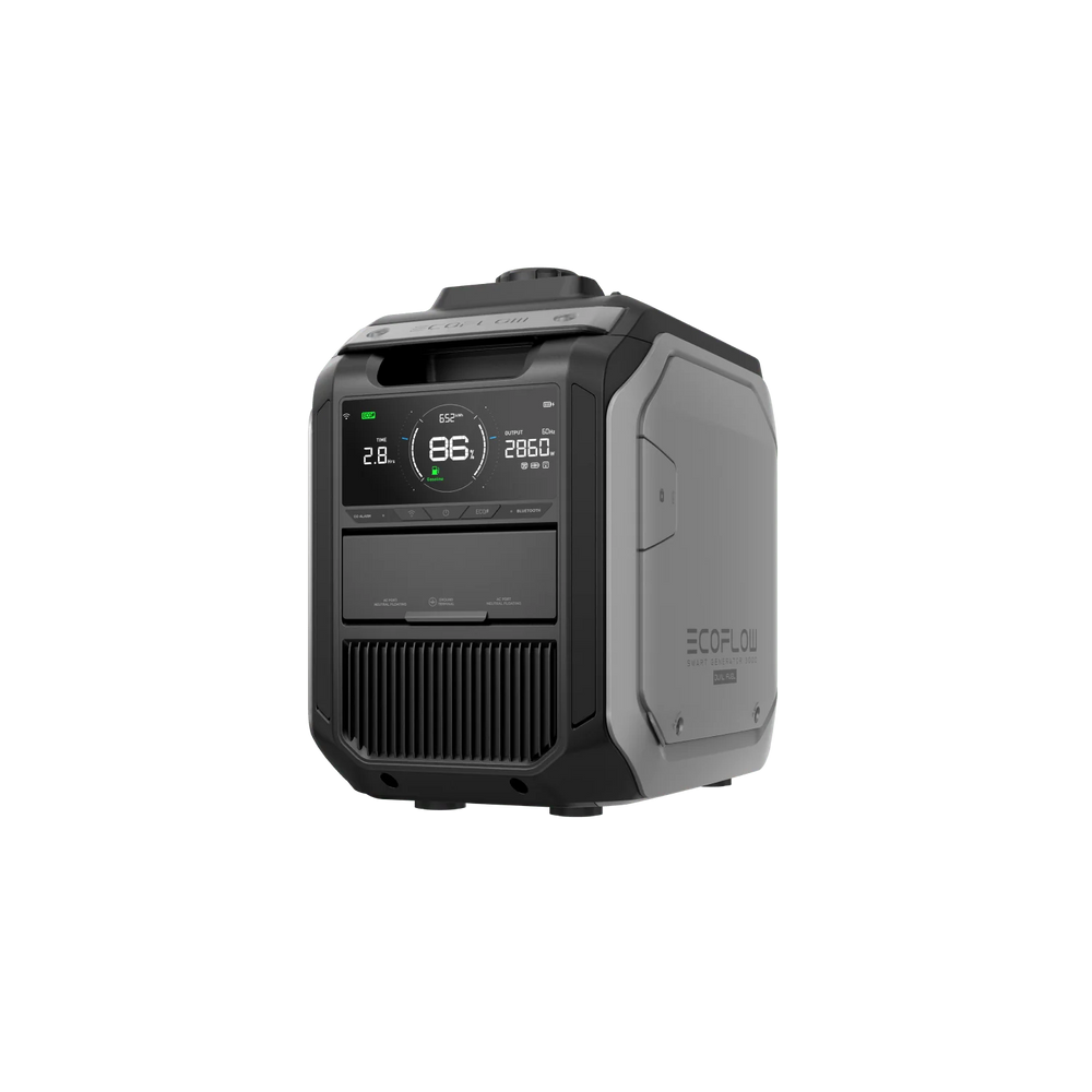 EcoFlow 2000W/3000W Smart Generator 3000 Dual Fuel Gas Propane Electric Start App Control CO Sensor New